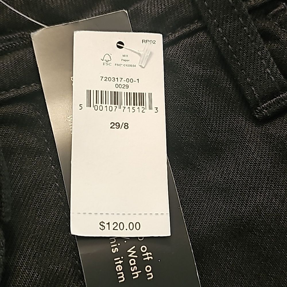 Banana Republic Factory Luxe Jean, Black, Size 8, NWT Never Been Worn - Picture 10 of 13